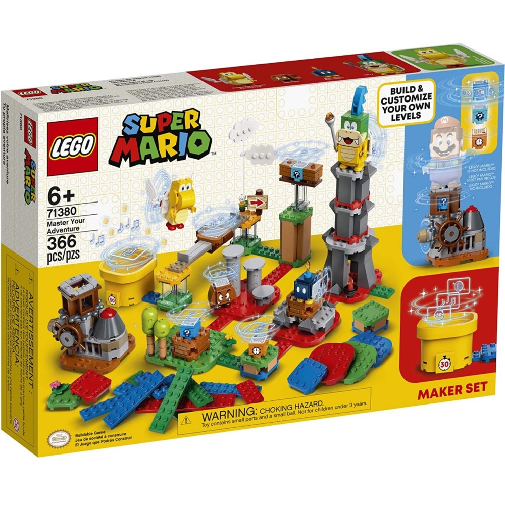 EEUC Lego Super Mario Maker Set. 71380 Master your Adventure. 366 PCS